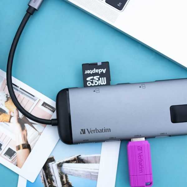 Verbatim Atminties kortelė Micro SD 32GB + adapter Pro U3 juodos spalvos 47041