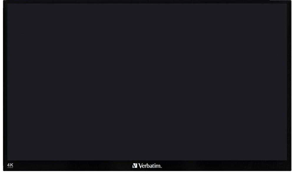 Verbatim 32238 kompiuterio monitorius 39,6 cm (15.6″) 3840 x 2160 pikseliai 4K Ultra HD LCD Lietimui jautrus ekranas Juoda
