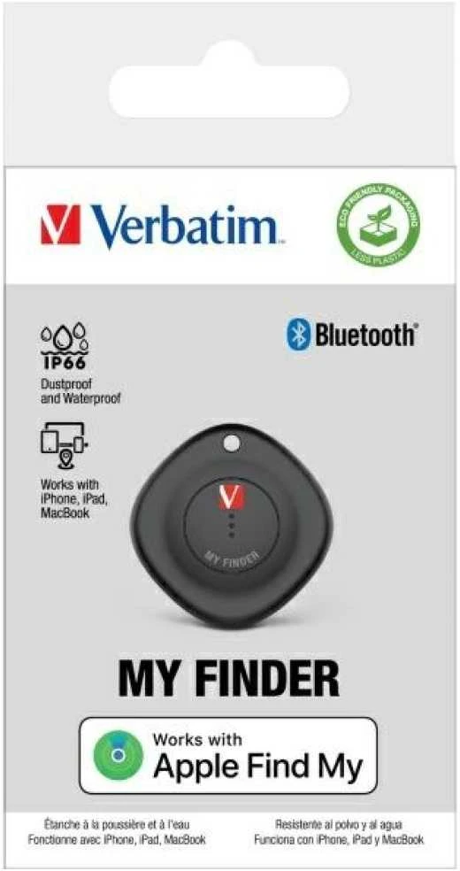 Verbatim My Finder Bluetooth juoda/juodas - sekimo įrenginys MYF-01 32130