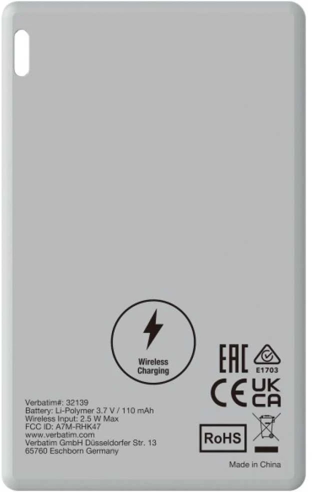 Verbatim My Finder Card Bluetooth juoda, sidabrinė ir balta – daiktų ieškikliai 3 vnt. MYFCR-03BSW 32141