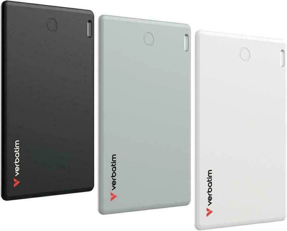 Verbatim My Finder Card Bluetooth juoda, sidabrinė ir balta – daiktų ieškikliai 3 vnt. MYFCR-03BSW 32141