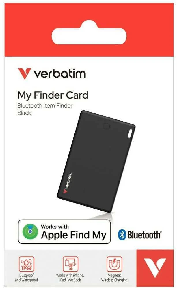 Verbatim My Finder Card Bluetooth juodos spalvos – daiktų ieškiklis MYFCR-01B 32138