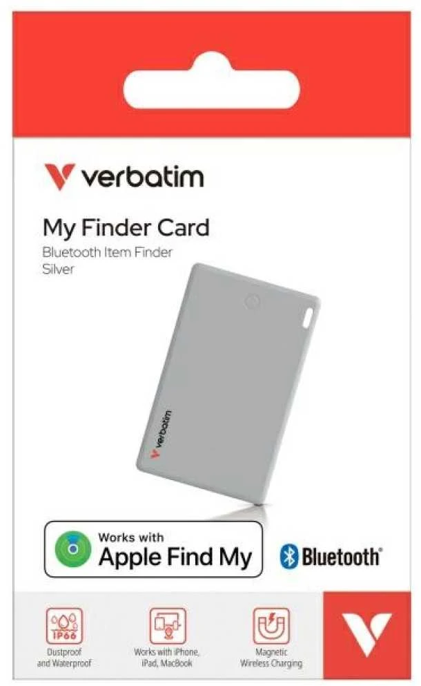 Verbatim My Finder Card Bluetooth sidabro spalvos – daiktų ieškiklis MYFCR-01S 32139