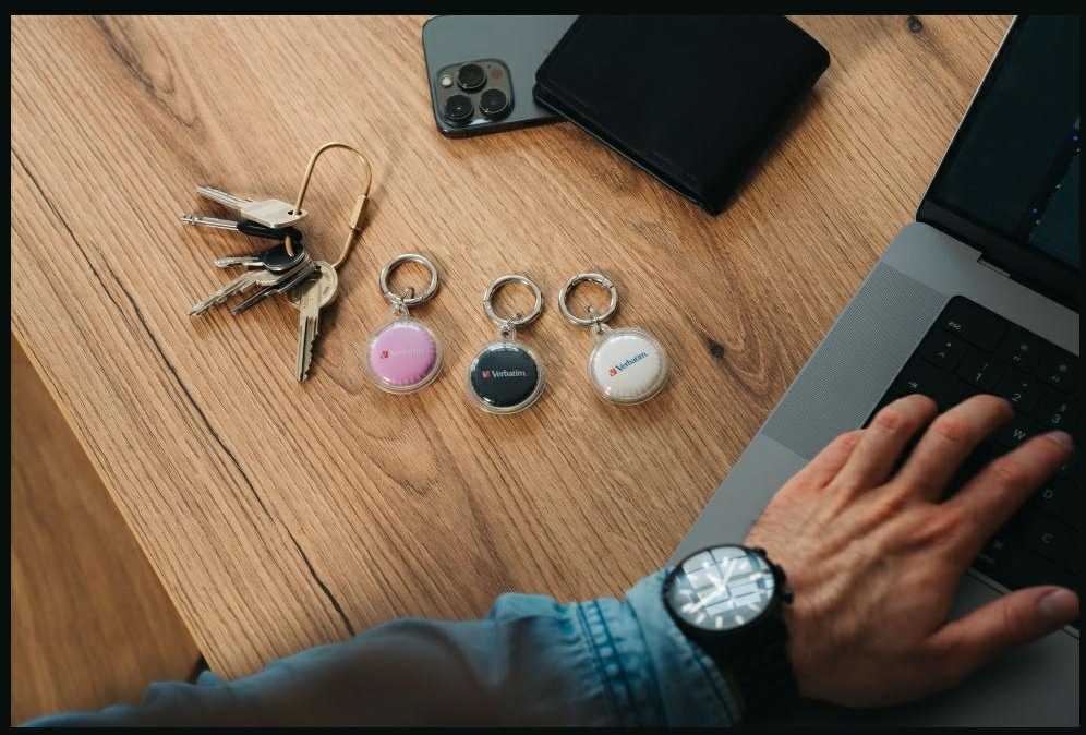 Verbatim My Finder Coin Bluetooth juoda balta - daiktų ieškiklis 2vnt MYFC-02BW 32134