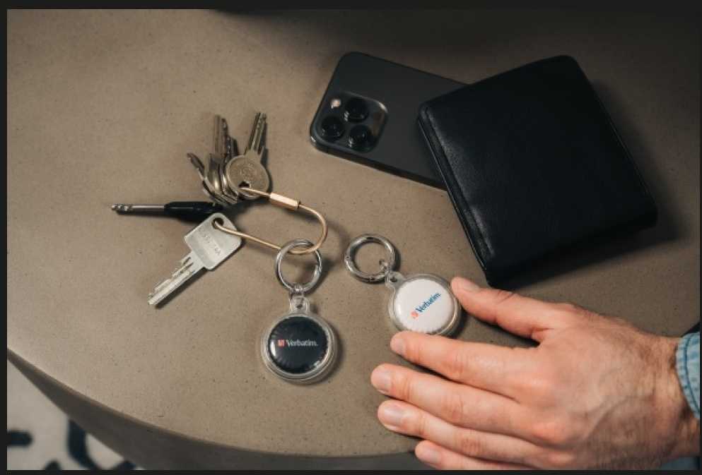 Verbatim My Finder Coin Bluetooth juoda balta - daiktų ieškiklis 2vnt MYFC-02BW 32134