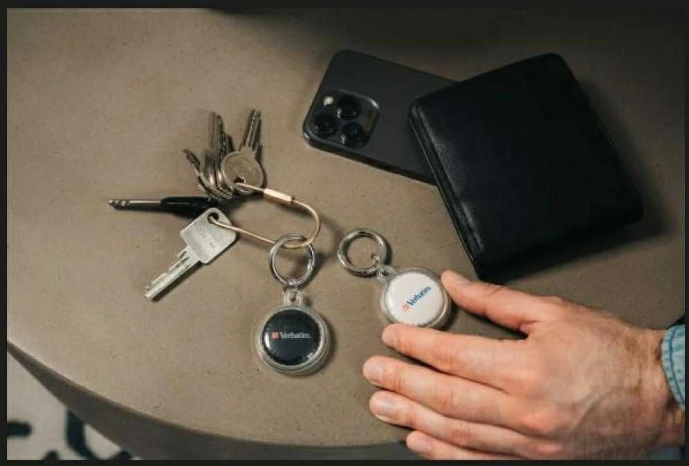 Verbatim My Finder Coin Bluetooth juodos spalvos- daiktų ieškiklis MYFC-01B 32133
