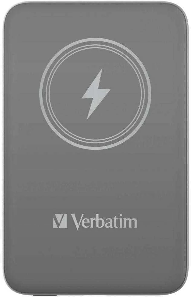 „Verbatim“ belaidis magnetinis išorinis akumuliatorius „n' Go“ 15 W 10000 mAh pilkas 32249