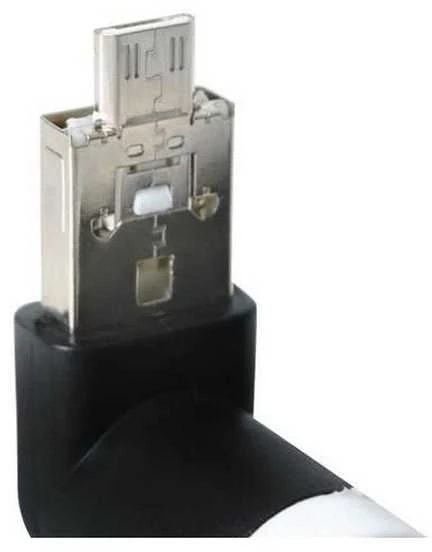 Iso Trade Ventiliatorius 2in1 USB/microUSB juodos spalvos
