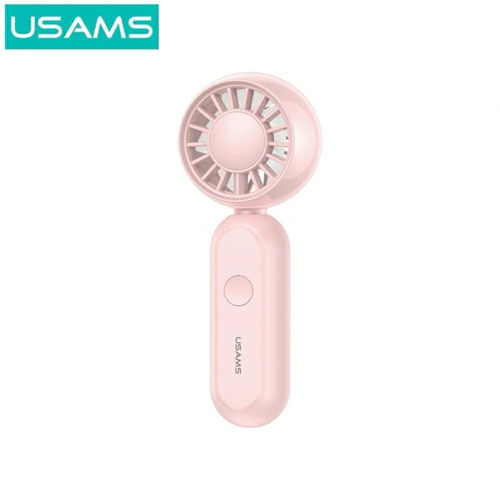 Wiatrak rankinis USAMS Folding ZB365 1200mAh rožinė