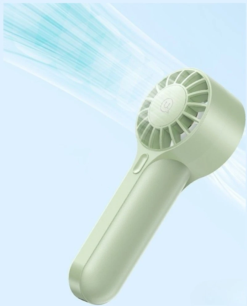 Ventiliatorius Wiatrak rankinis USAMS Mini ZB288 1200mAh žalia