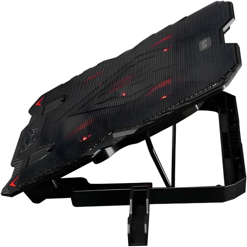 XTRIKE ME Nešiojamas kompiuteris Cooling Pad with Built-in Phone Holder FN-813 Juodas