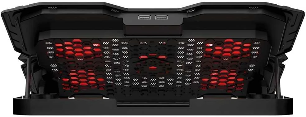 XTRIKE ME Nešiojamas kompiuteris Cooling Pad with Built-in Phone Holder FN-813 Juodas