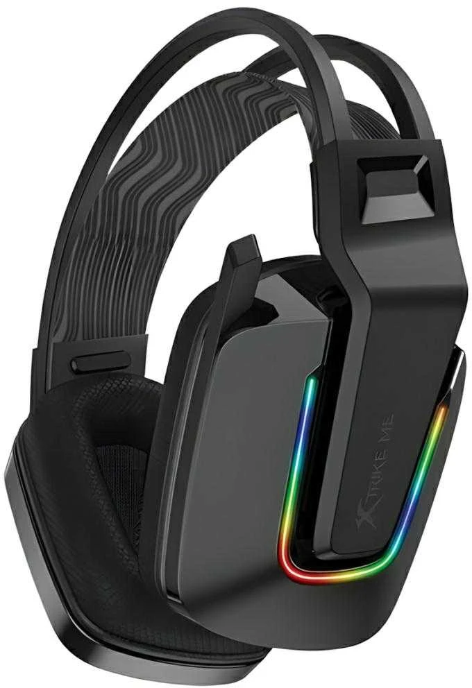 XTRIKE ME GH-712 žaidimų ausinės su RGB apšvietimu