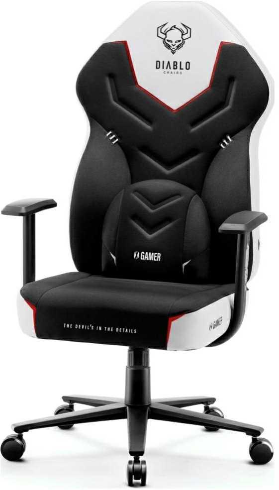 Žaidimų fotelis Diablo Chairs X-Gamer 2.0 Normal Size baltas