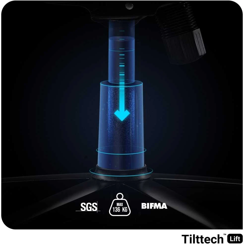 Žaidimų kėdė Diablo X-Gamer, Juodos/Baltos spalvos