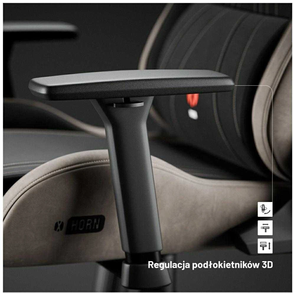 Diablo Chairs Diablo X-Horn 2.0 Normal Size Camel Juodas ergonominė kėdė