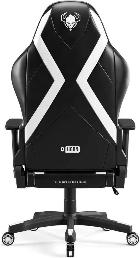 Žaidimų kėdė Diablo X-Horn 2.0 Gaming Chair Normal, Juodos/Baltos