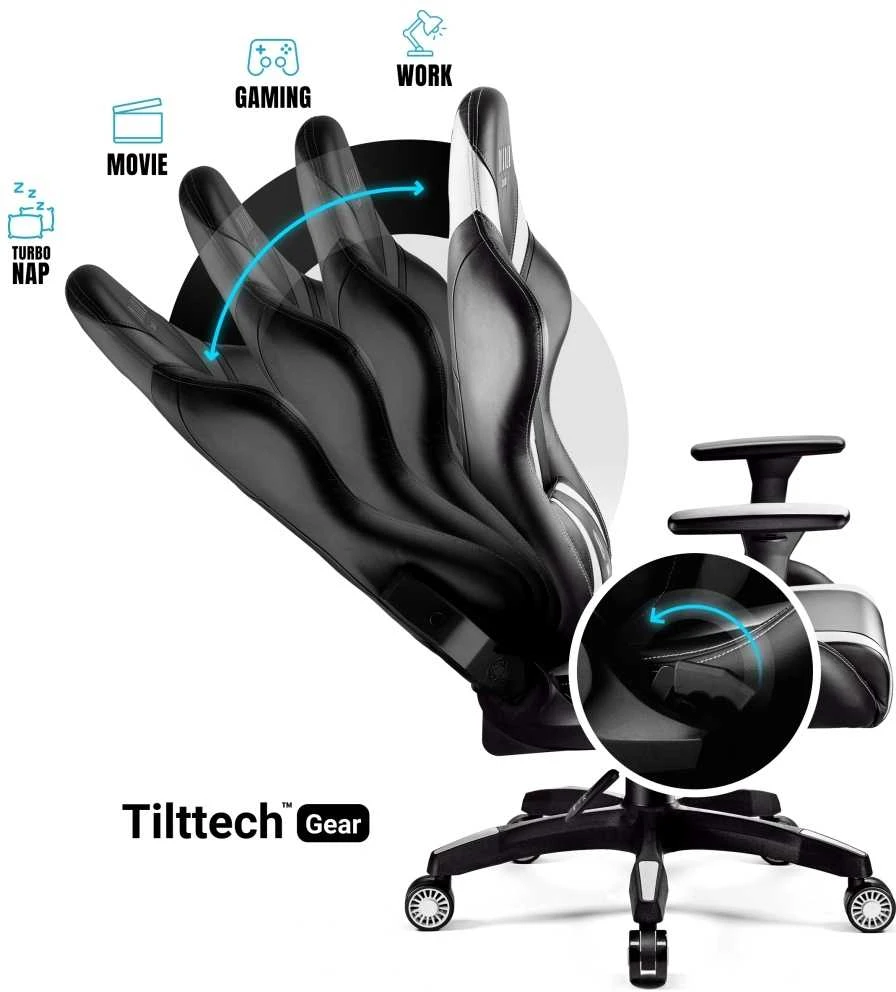 Žaidimų kėdė Diablo X-Horn 2.0 Gaming Chair Normal, Juodos/Baltos