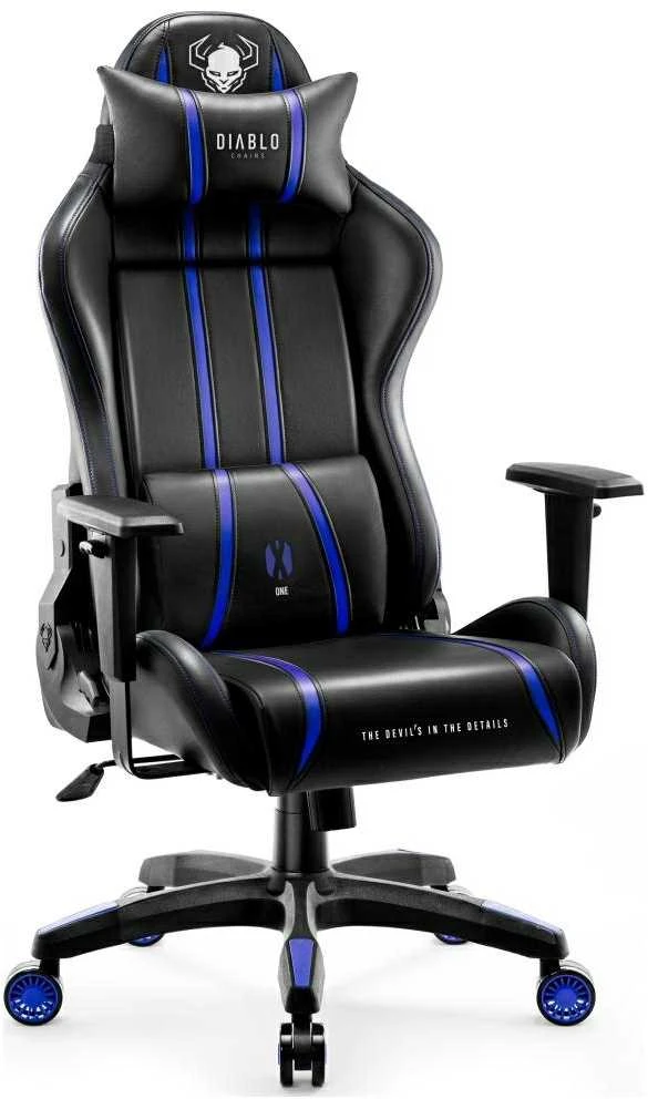 Žaidimų kėdė Diablo X-One 2.0 Gaming Chair Normal, Juoda-mėlyna
