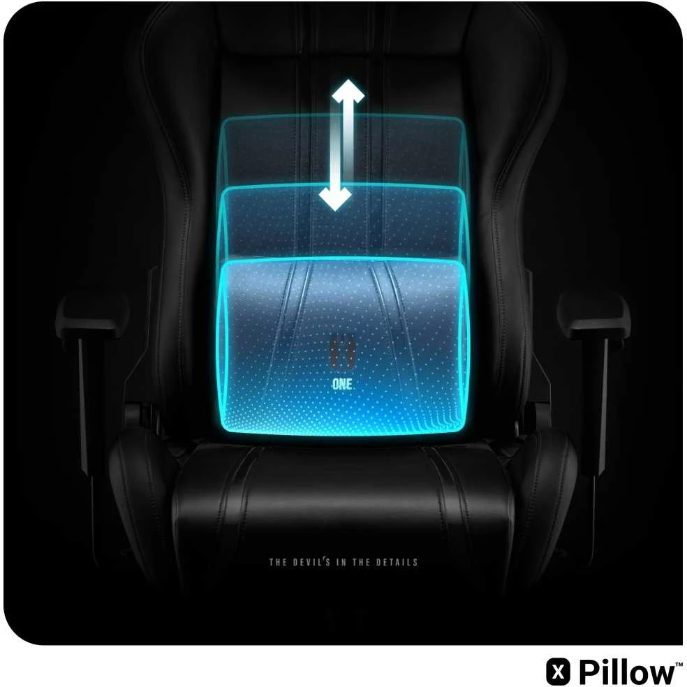 Žaidimų kėdė Diablo X-One 2.0 Gaming Chair Normal, Juodos spalvos