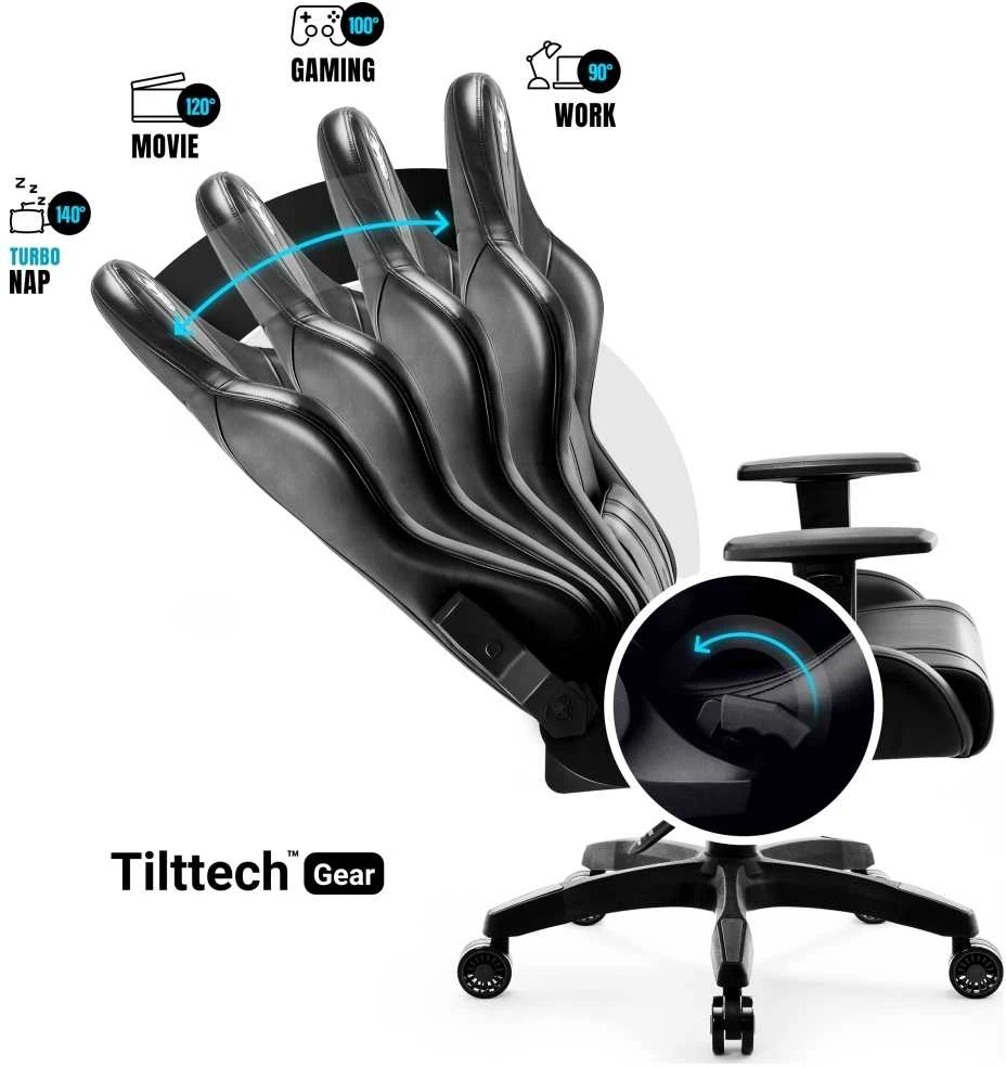 Žaidimų kėdė Diablo X-One 2.0 Gaming Chair Normal, Juodos spalvos