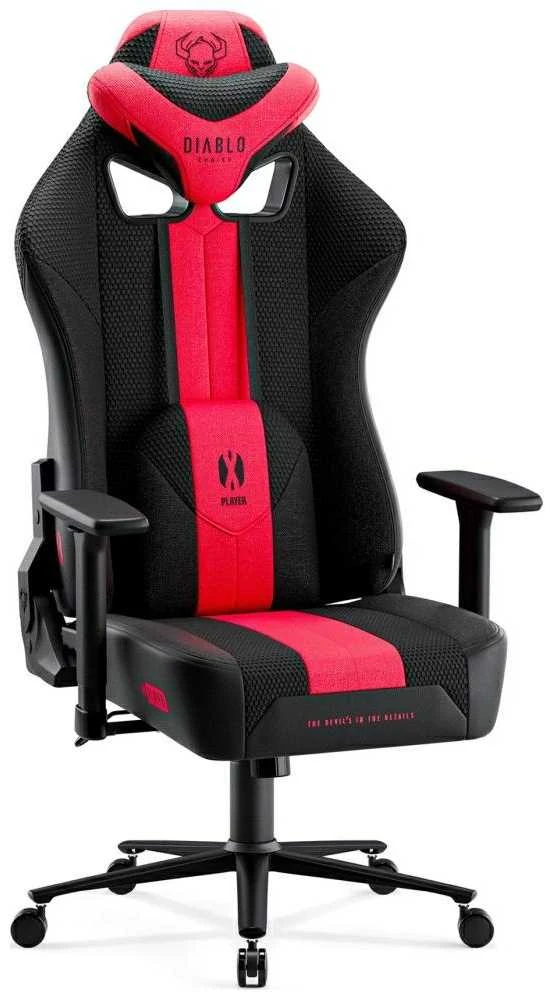 Žaidimų kėdė Diablo X-Player 2.0 Gaming Chair Normal, Juoda-raudona