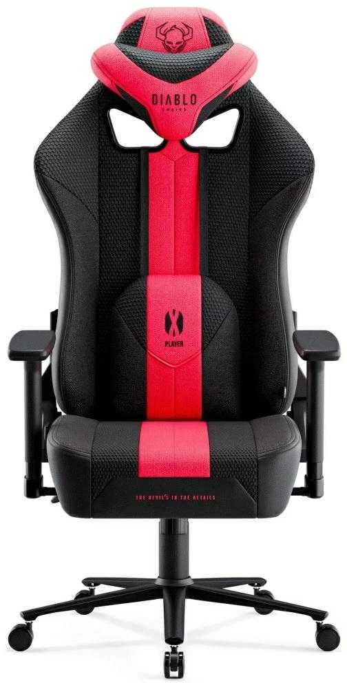 Diablo Chairs Žaidimų kėdė Diablo X-Player 2.0 Gaming Chair King Size, Juoda-raudona