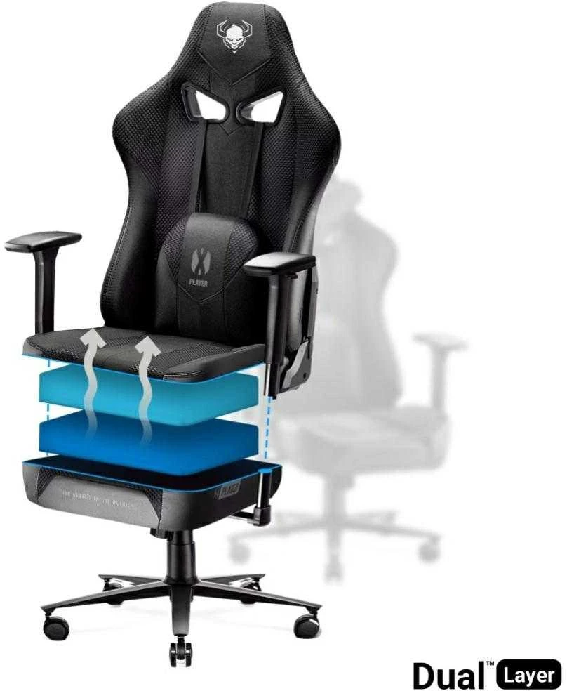 Žaidimų kėdė Diablo X-Player 2.0, spalva: juoda, dydis: normalus
