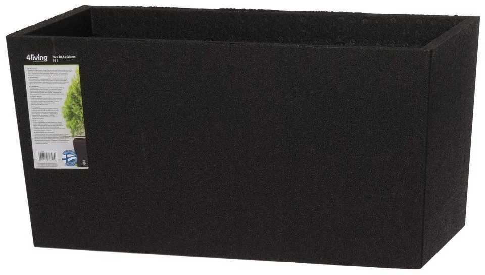 4Living Termo vazonas Patio 76 cm juodas
