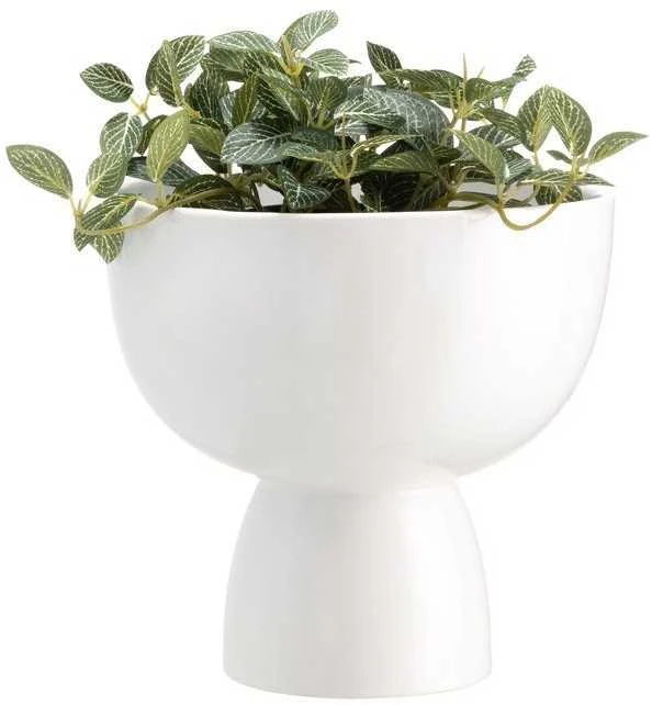 4Living Gėlių vazonas Puodelis 20 cm baltas