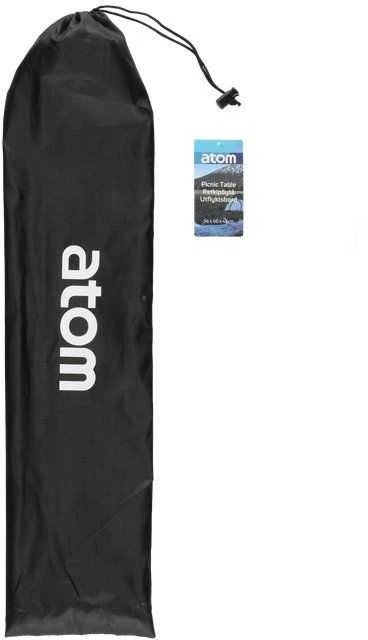 Atom Sports Atom Kempingo stalas žaliomis kojomis 56x40x41 cm