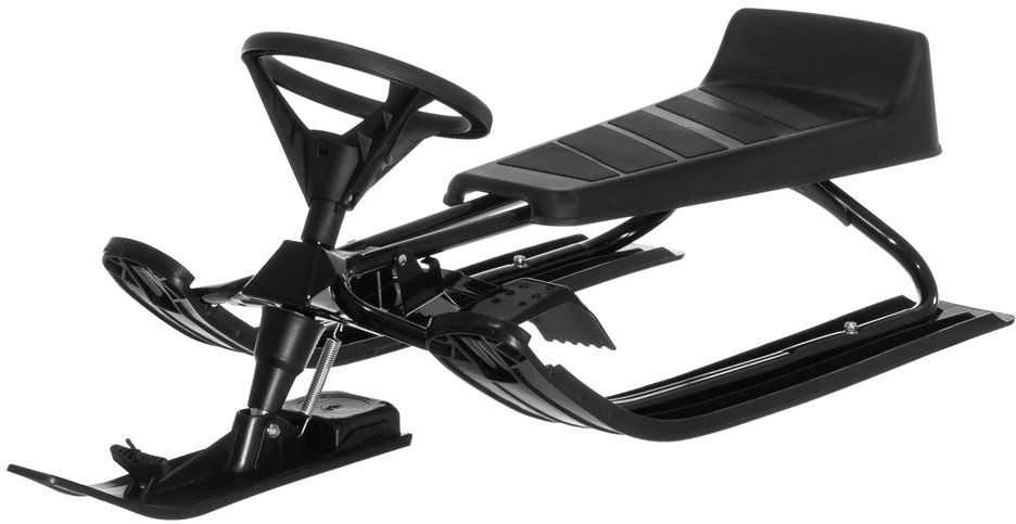 Rogutės su vairu ATOM Juoda Max 75kg