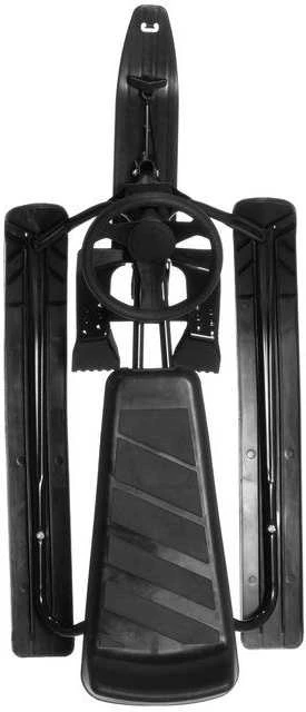 Rogutės su vairu ATOM Juoda Max 75kg