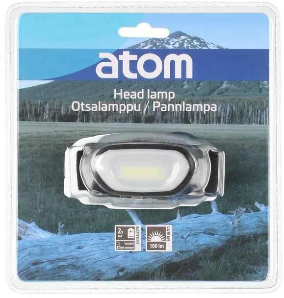 Atom Priekinis žibintas 100 lm 2xAAA