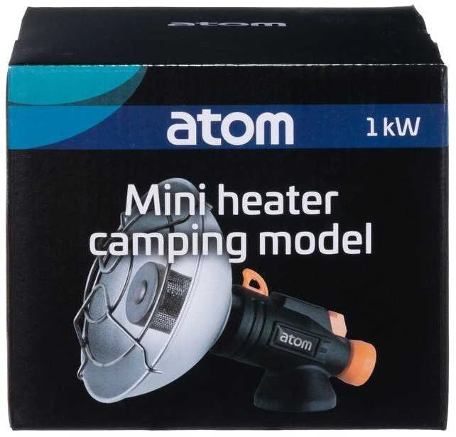 Turistinis šildytuvas Atom 1 kW, dujinis