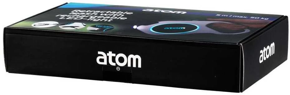 Atom Gyvūnų pavadėlis su šviesa, įkraunamas 5 m