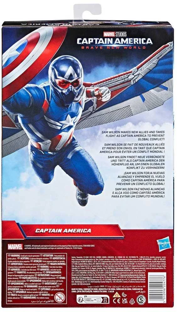 Marvel AVENGERS CAPTAIN AMERICA DELUXE herojaus figūrėlė TITAN, 30 cm