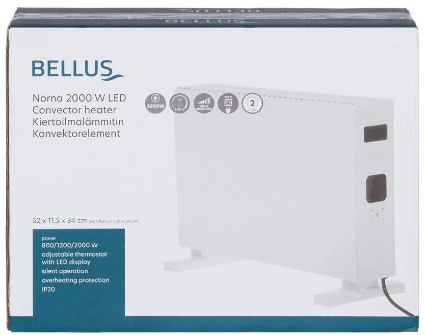 Bellus Konvektorius šildytuvas Norna 2000 W LED