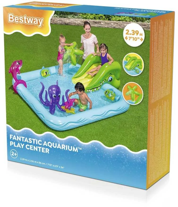 BESTWAY baseinas Fantastiškas akvariumas 239cm x 206cm x 86cm, 53052B