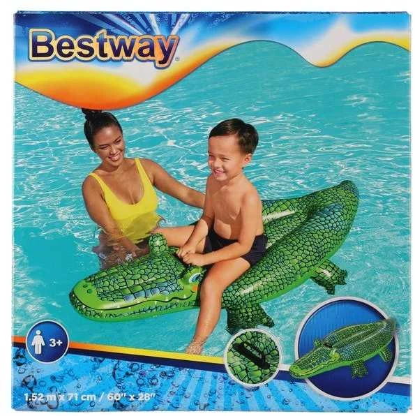 Plaukimo Krokodilas Bestway 152 cm Žalias