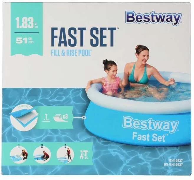 Bestway baseinas Fast Set 183x51cm (57392)
