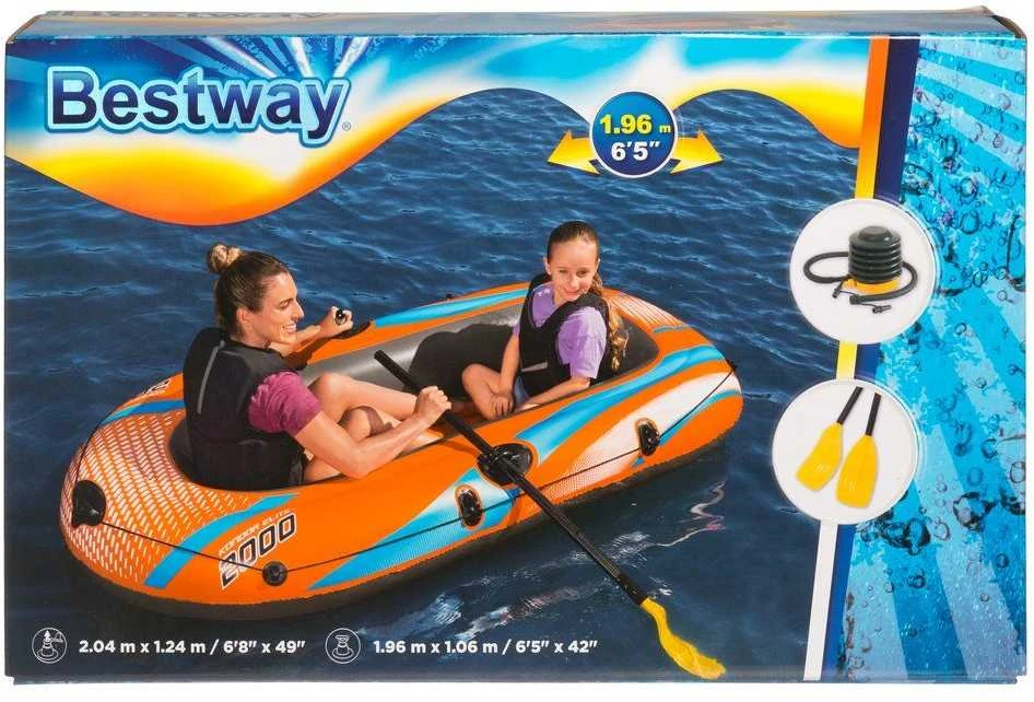 Bestway Kompaktiška pripučiama valtis 196x106 cm