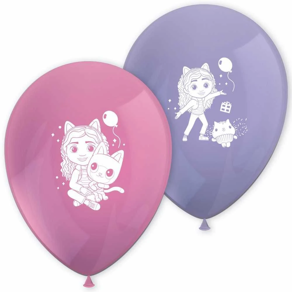 Globos Europe Bv Balionai Gabby's Dollhouse 8 vnt.