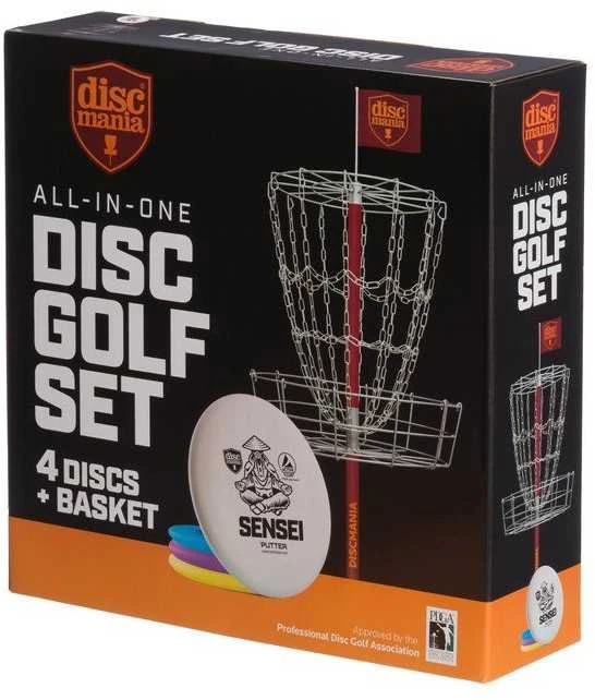 Diskgolfo taikinio rinkinys DISCMANIA su diskais