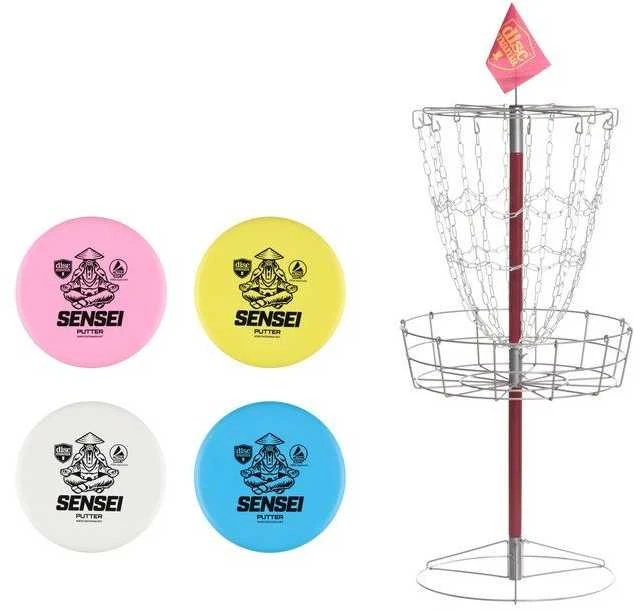 Diskgolfo taikinio rinkinys DISCMANIA su diskais