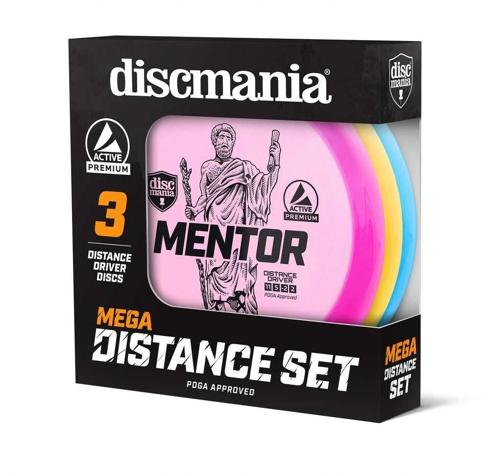 Diskgolfo diskų rinkinys DISCMANIA MEGADISTANCE 3vnt.