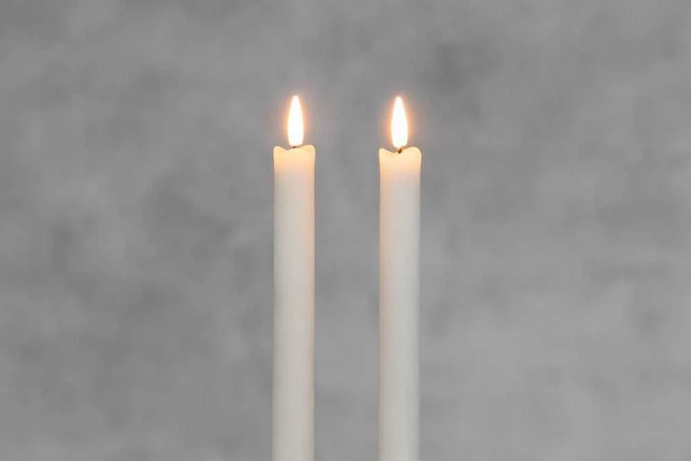 Finnlumor LED žvakė su 3D liepsna 25 cm 2 vnt.