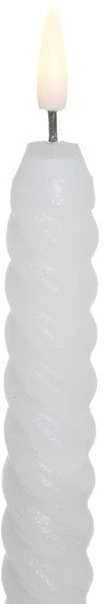 Finnlumor LED Spiralinė kūginė žvakė 3D liepsna 25 cm 2 vnt