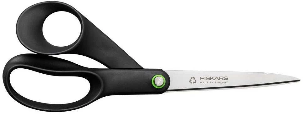 Fiskars universalios žirklės su žaliu varžtu