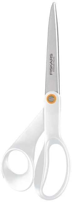 Fiskars FF žirklės, baltos rankenos